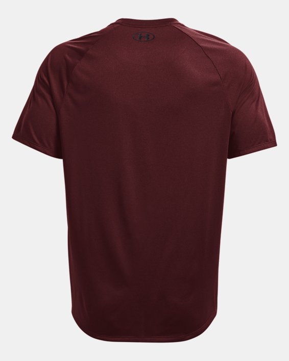 Men's UA Tech™ 2.0 Textured Short Sleeve T-Shirt, Red, pdpMainDesktop image number 5